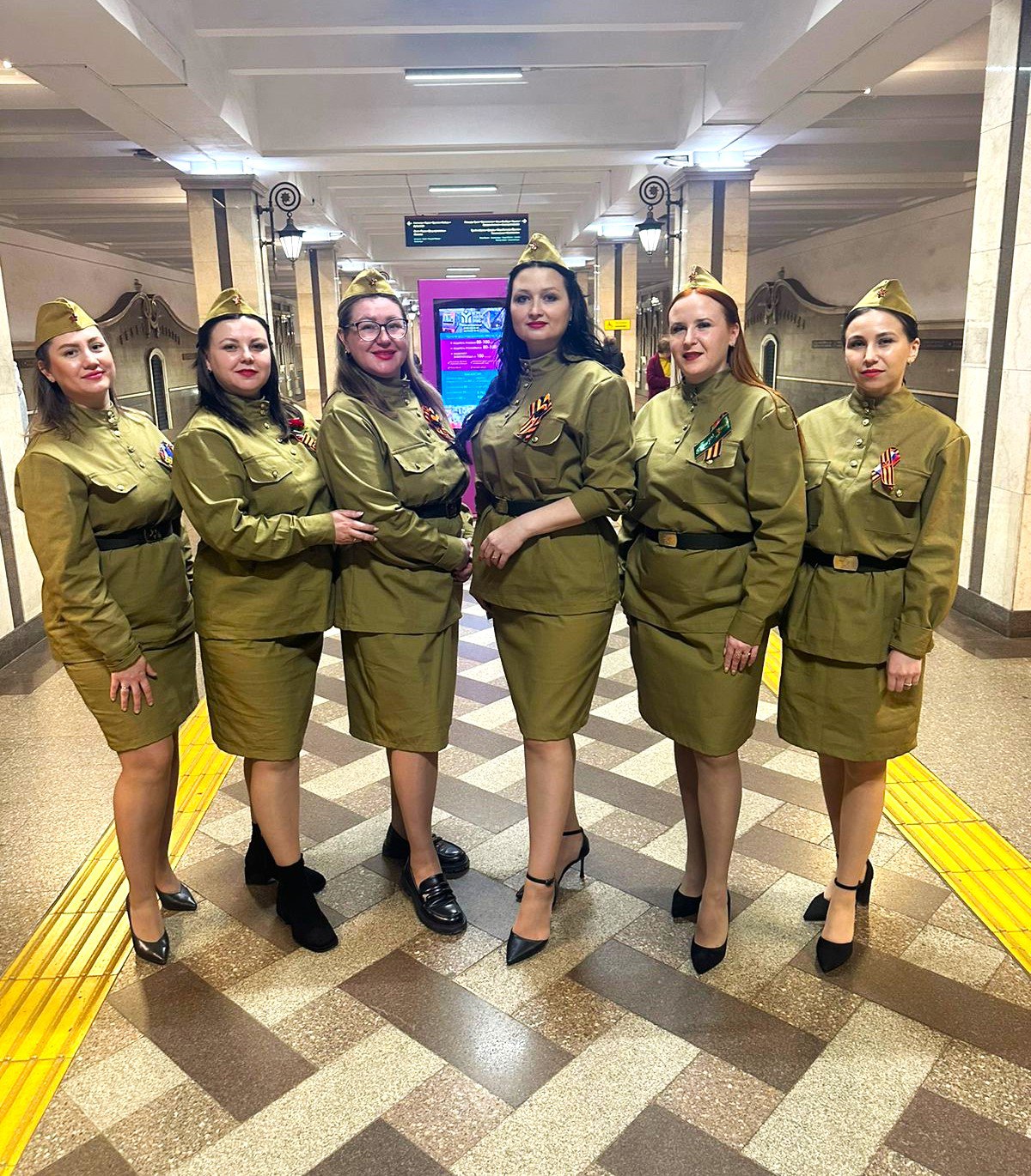 Сотрудники метрополитена Казани переоделись в форму военных лет