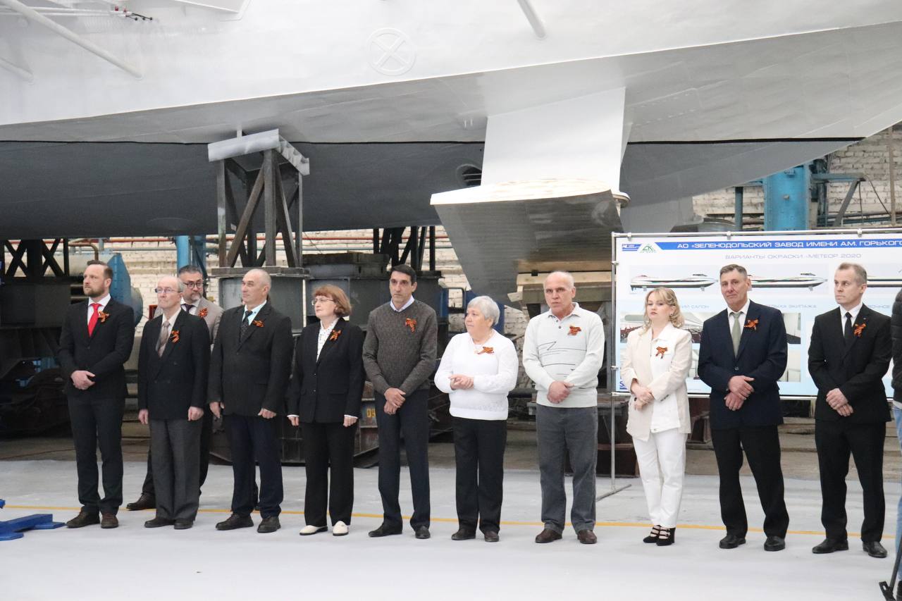 В Зеленодольске заложили корпусы двух противодиверсионных катеров серии «Грачонок»