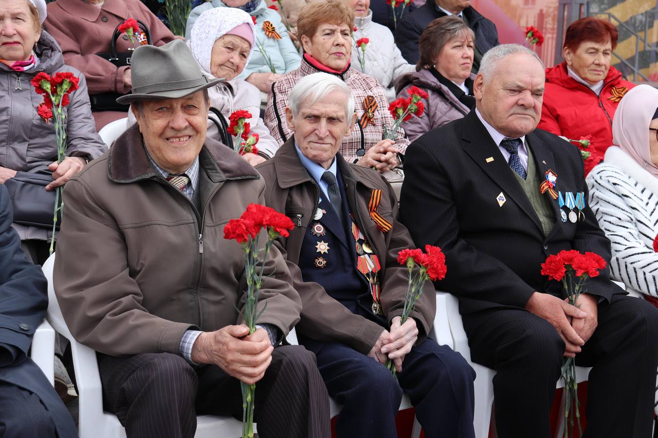 Парад Победы в Зеленодольске посетили более 16,5 тыс. человек