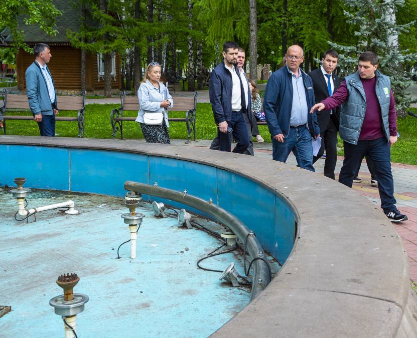 Нижнекамск направит 70 млн рублей на ремонт фонтанов в парках