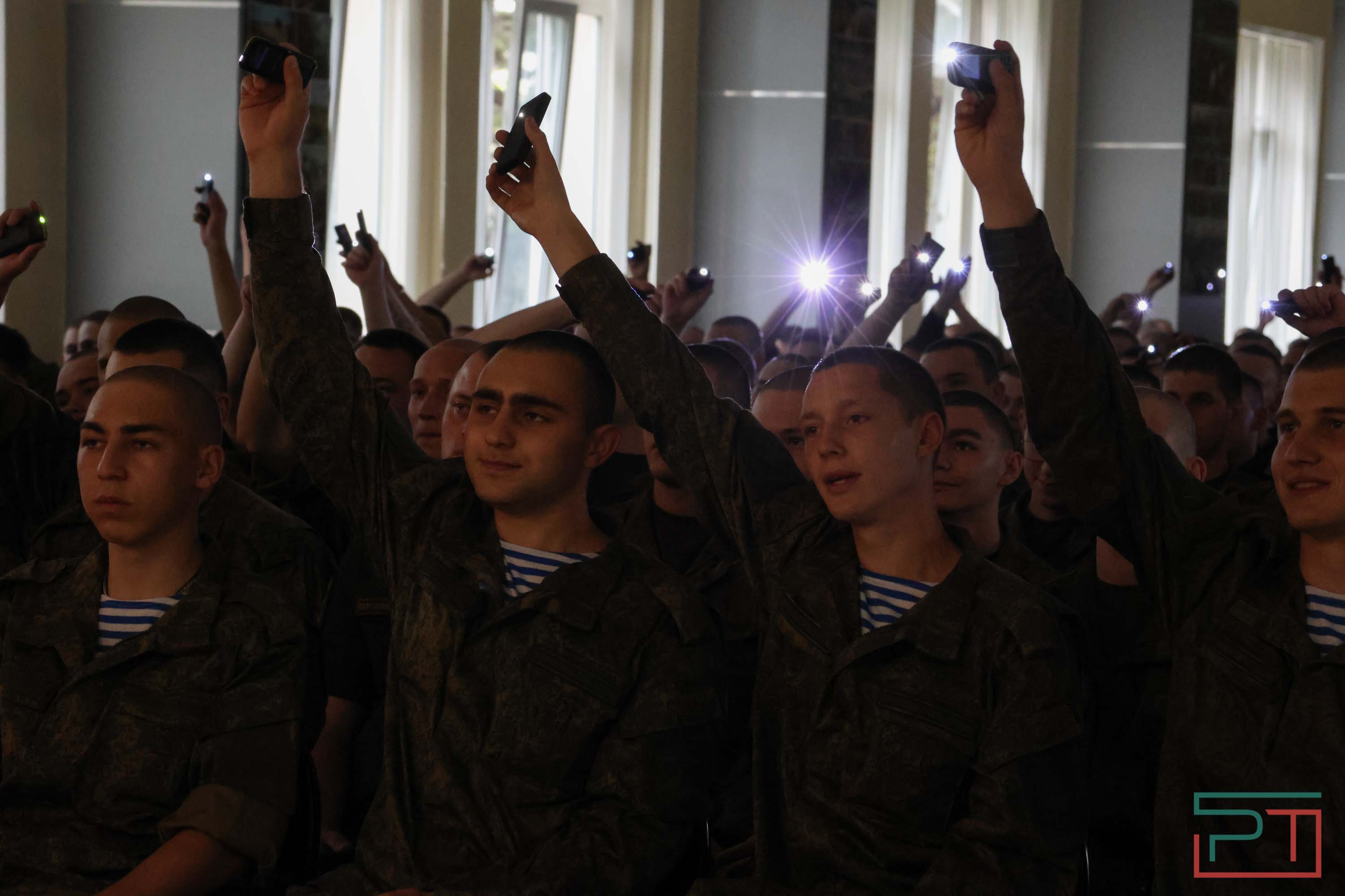 Концерт, посвященный отправке воинского эшелона