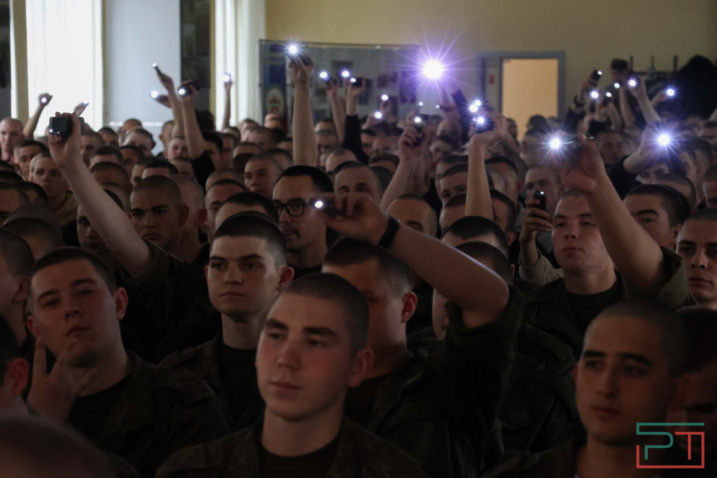 Концерт, посвященный отправке воинского эшелона