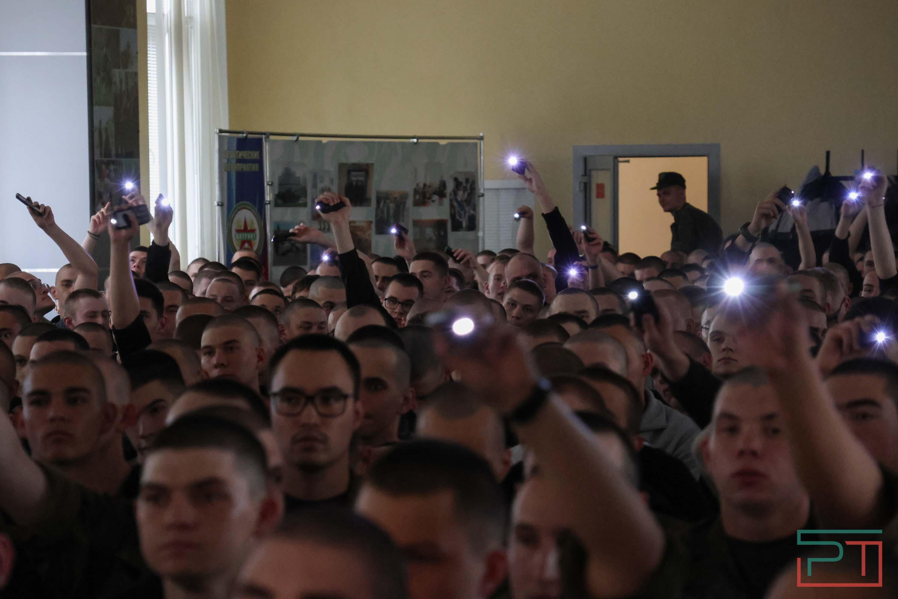 Концерт, посвященный отправке воинского эшелона