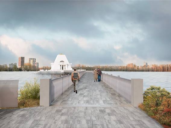 Казанцам показали, какой станет территория возле храма-памятника у Кировской дамбы