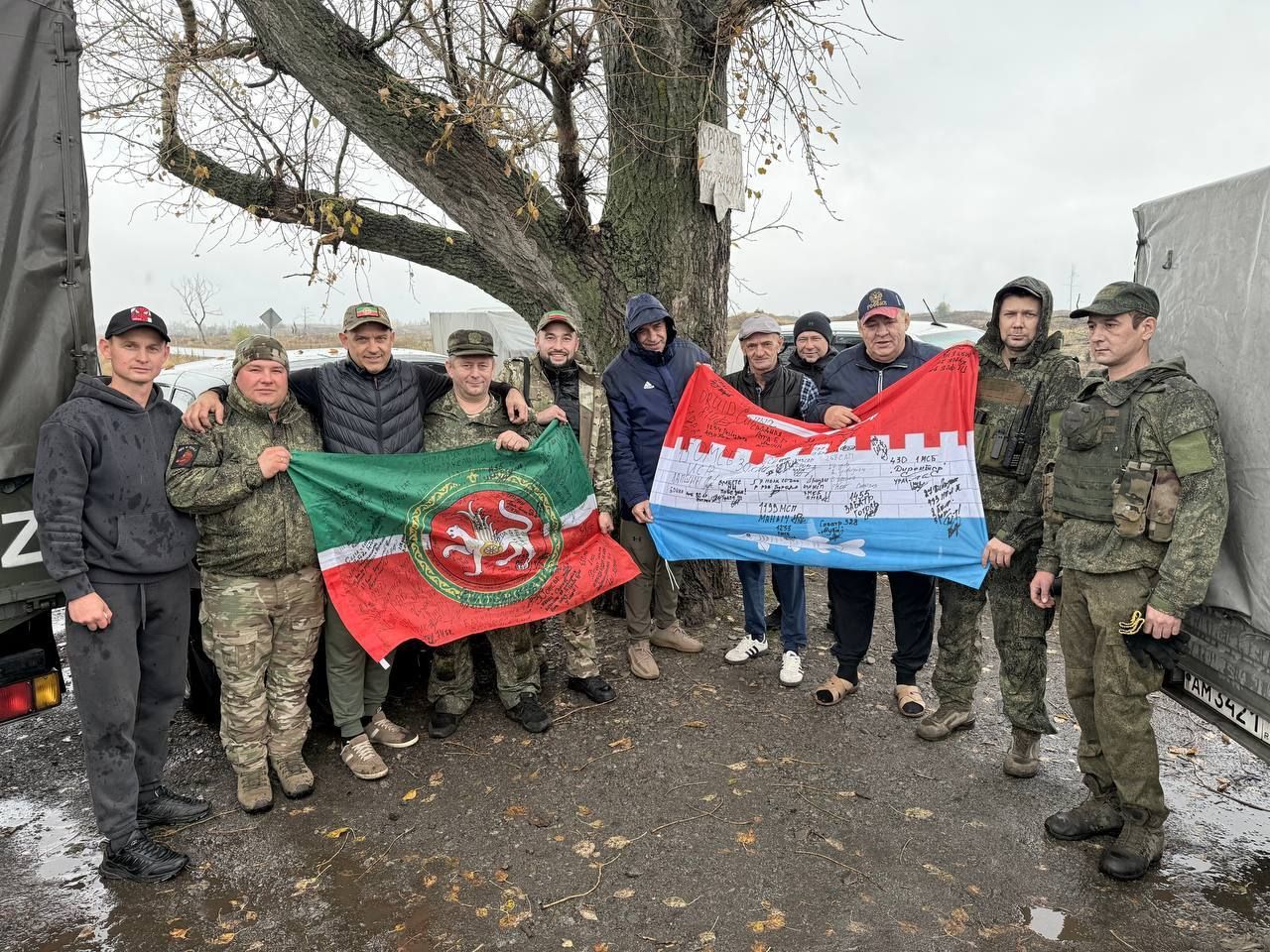 Новошешминцы доставили бойцам в зону СВО три мотоцикла, стройматериалы и продукты питания