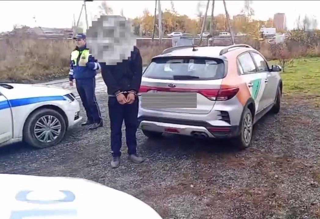 ГАИ: в Казани задержали мигрантов в автомобиле каршеринга, один из них оказал сопротивление