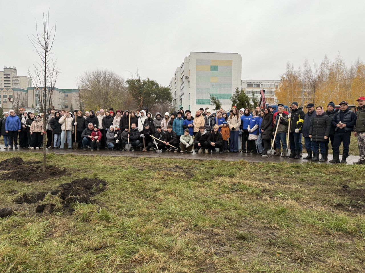 В Челнах заложили новый сквер имени Героя России Сергея Чебнева