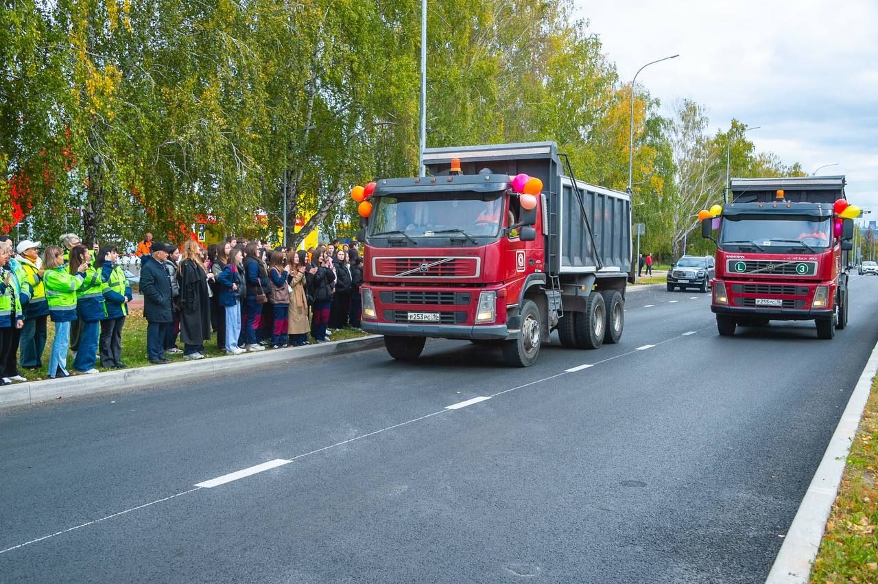 В Нижнекамске запустили движение по обновленной улице Лесной