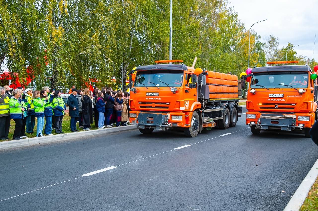 В Нижнекамске запустили движение по обновленной улице Лесной