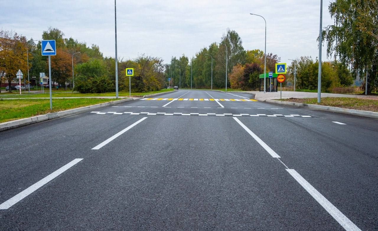 В Нижнекамске запустили движение по обновленной улице Лесной