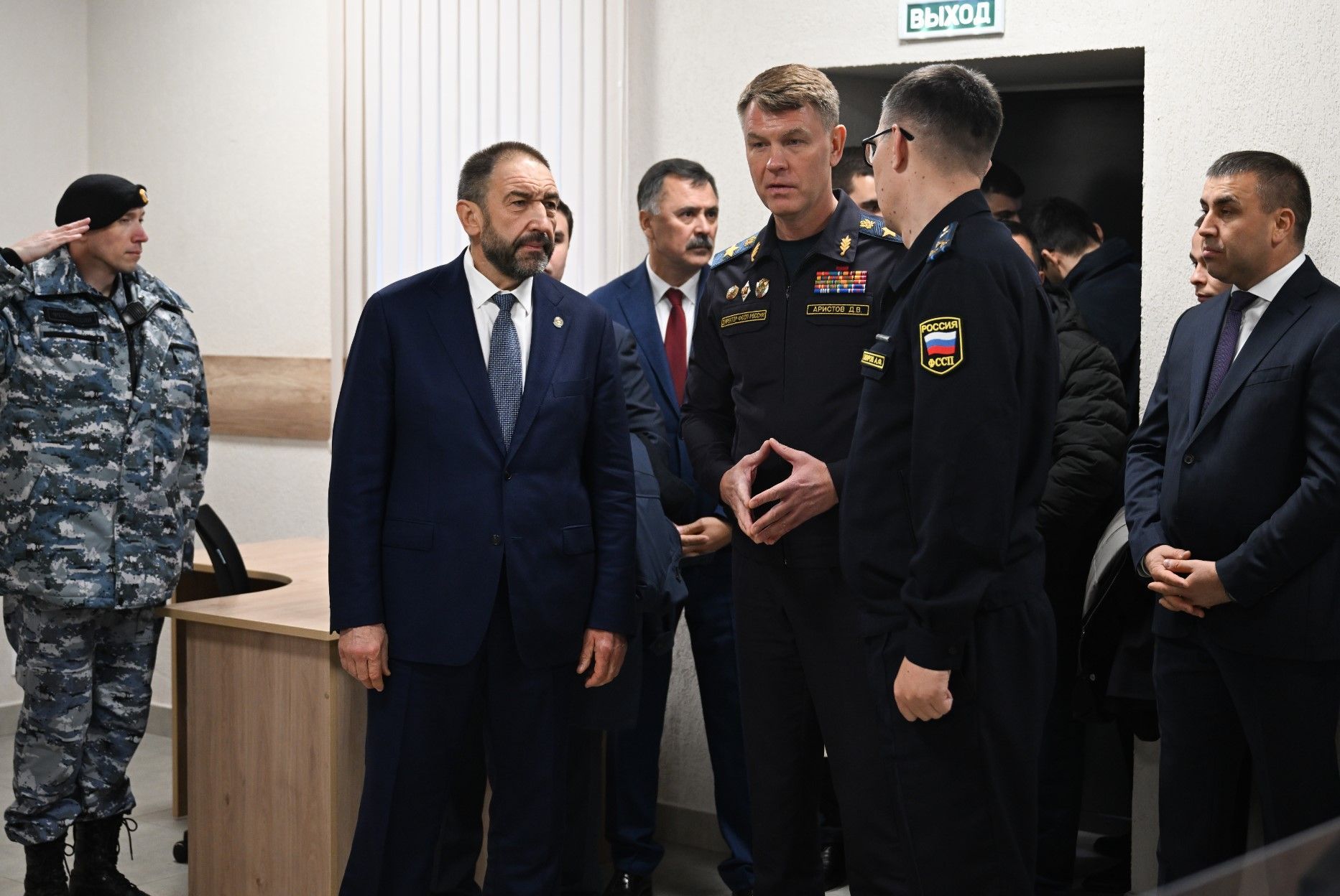 Песошин и Аристов осмотрели здание Главного управления ФСС по РТ в Казани