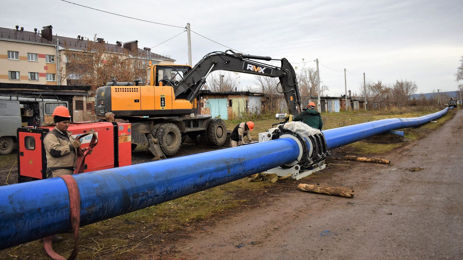 В Альметьевске завершен 1-й этап реконструкции стального магистрального водовода