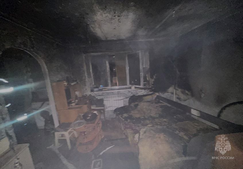 Женщина пострадала в пожаре из-за непотушенной сигареты в Альметьевске