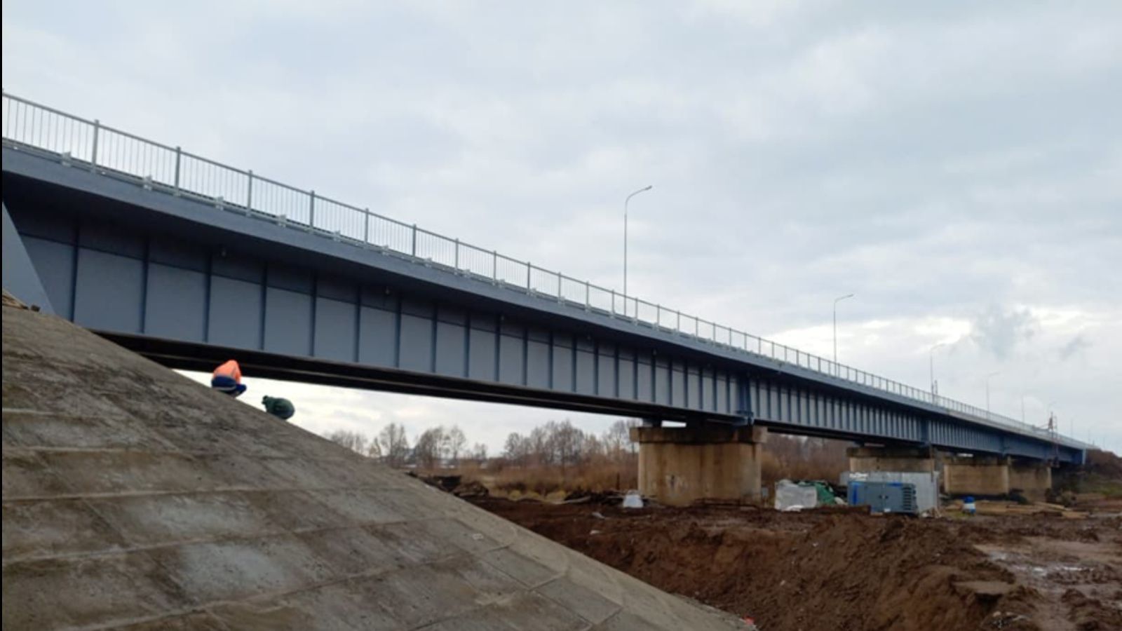 Завершен капремонт моста через Ик в Муслюмовском районе Татарстана