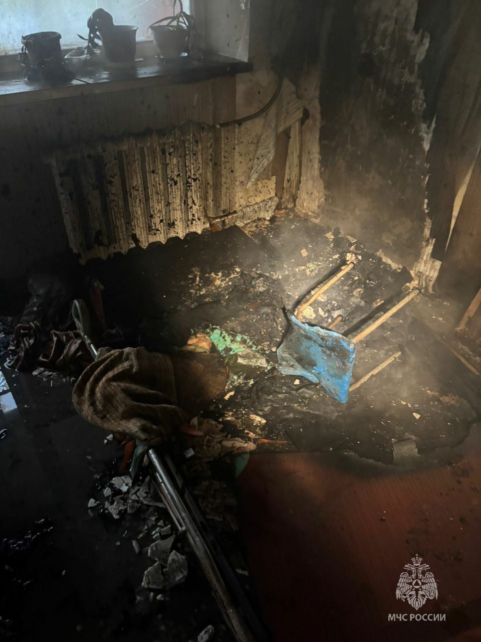 Пожилая женщина погибла на пожаре в Альметьевске