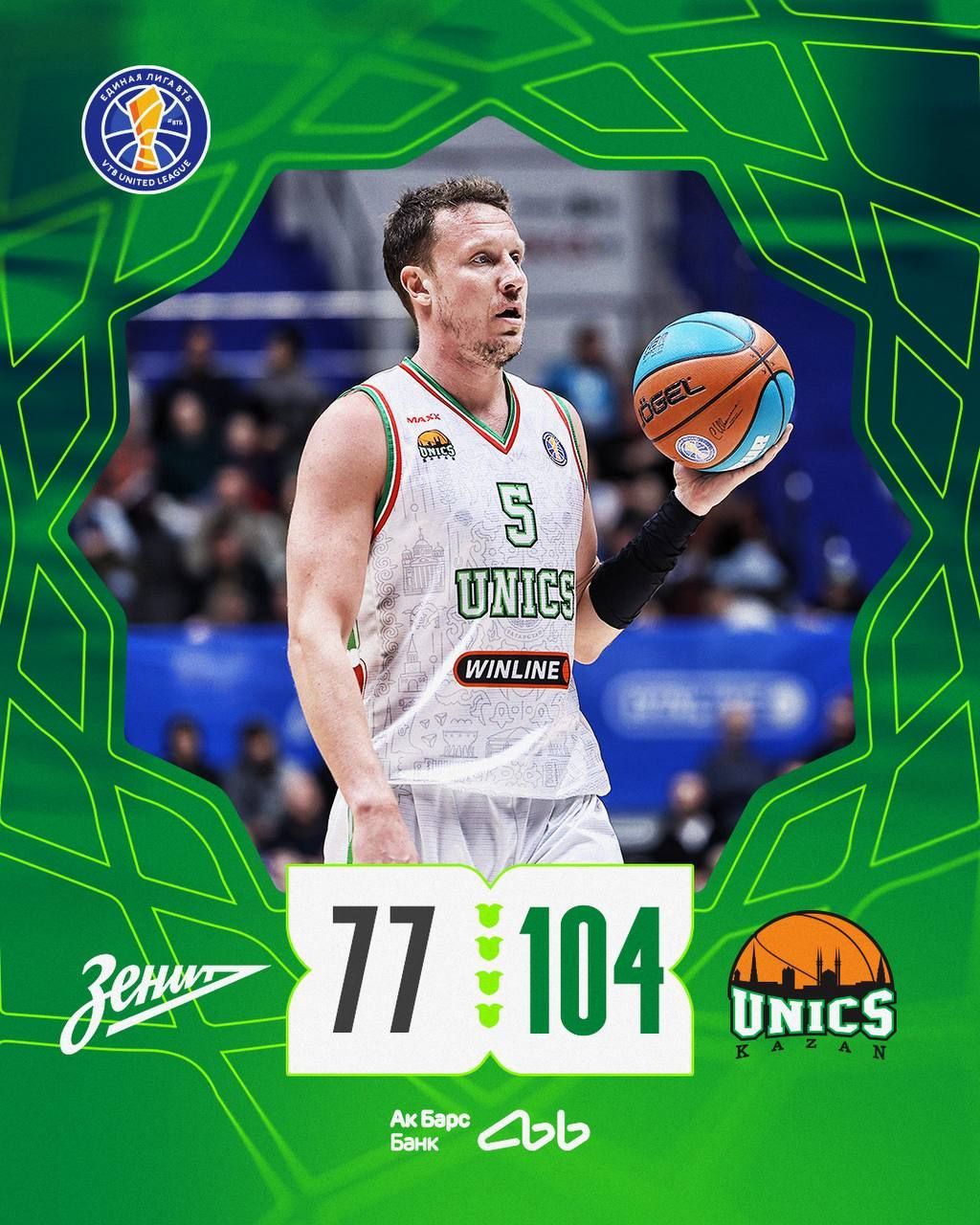 УНИКС в Санкт-Петербурге разгромил «Зенит»