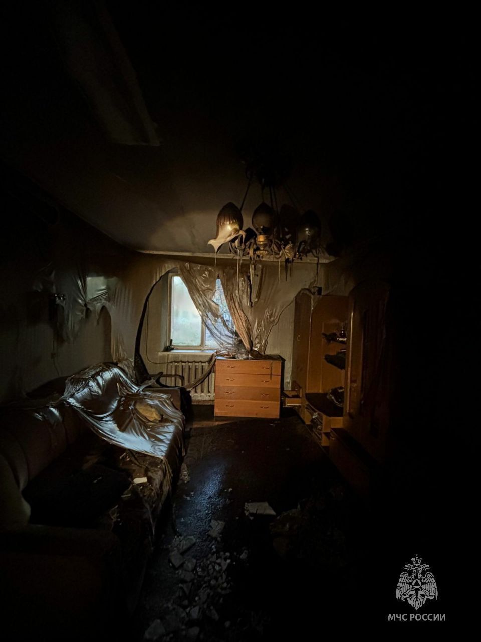 Пожилая женщина погибла на пожаре в Альметьевске