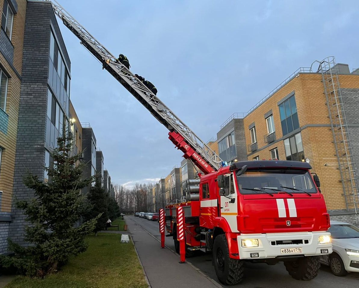 Пожарные спасли ребенка с крыши дома в Пестречинском районе Татарстана