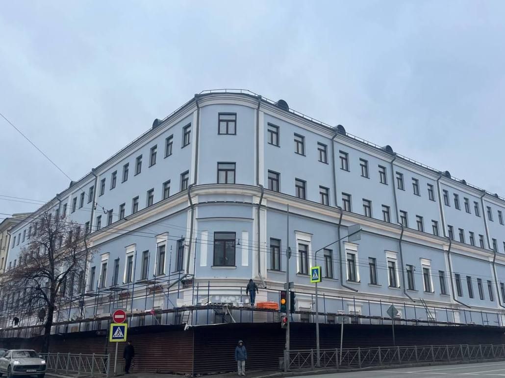 В Казани завершился первый этап реставрации в доме Щербаковой