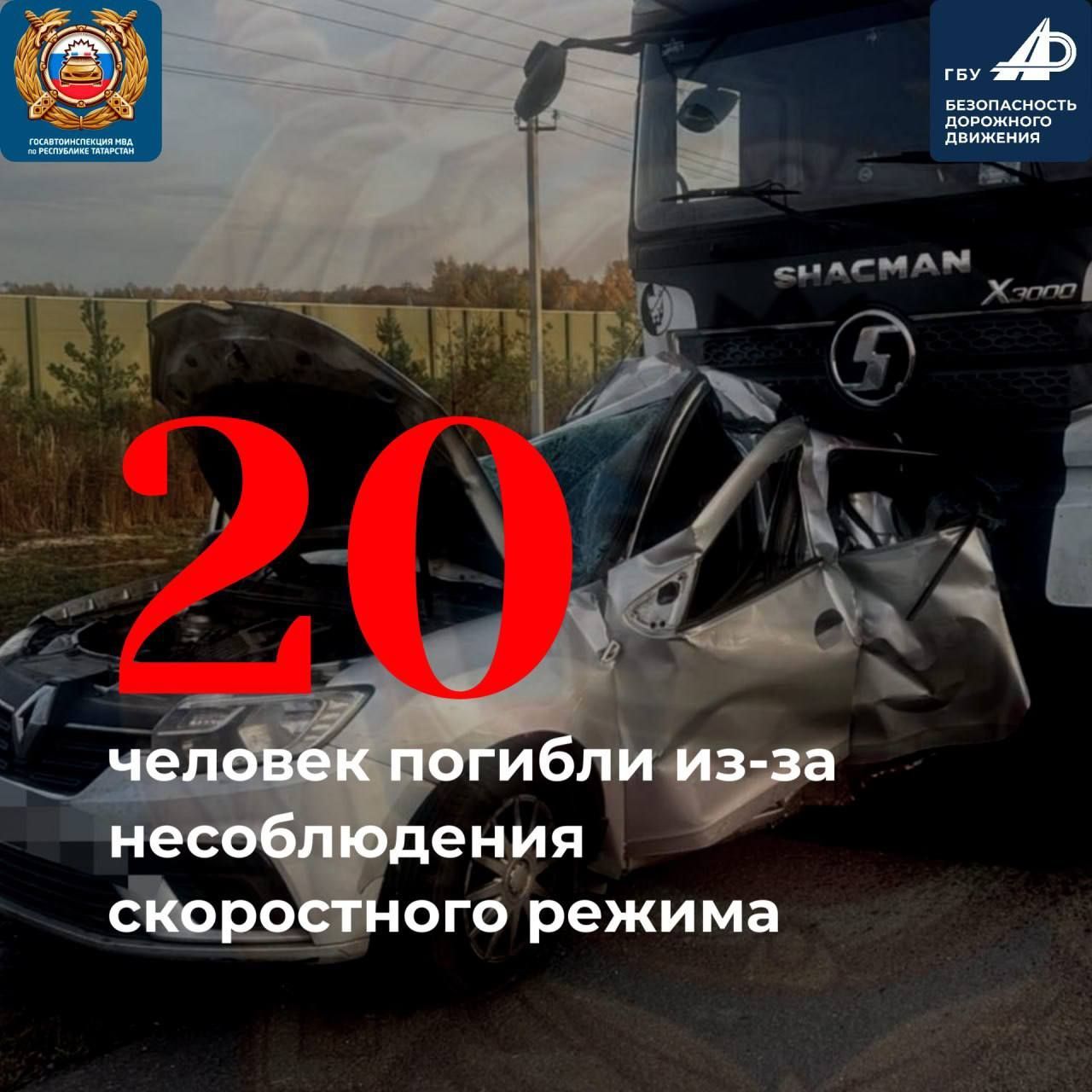 На дорогах Татарстана за 2025 год погибли 275 человек