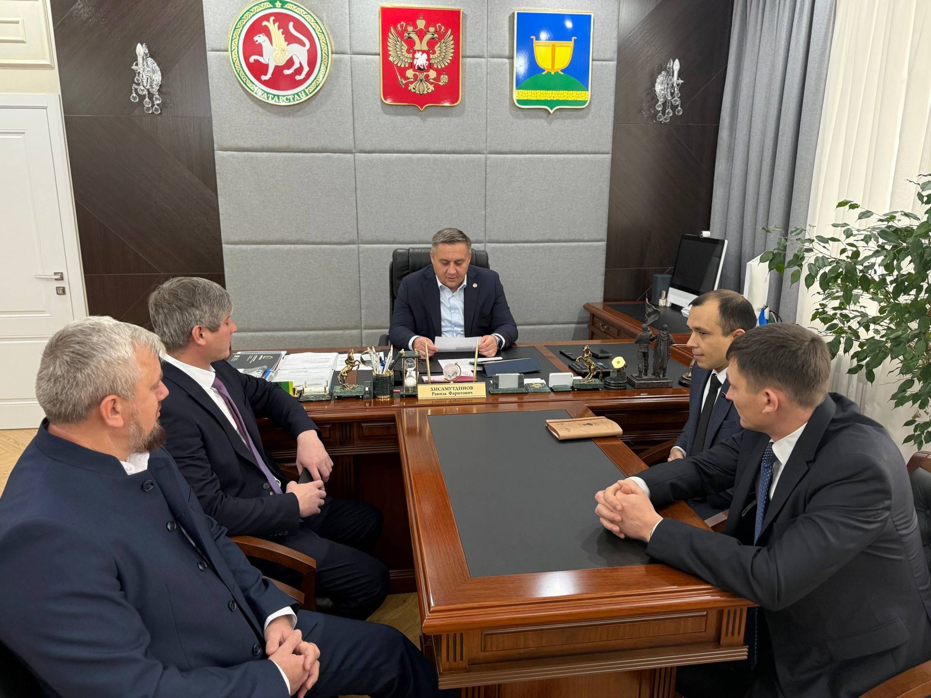 Герои СВО прибыли на стажировку в Высокогорский район