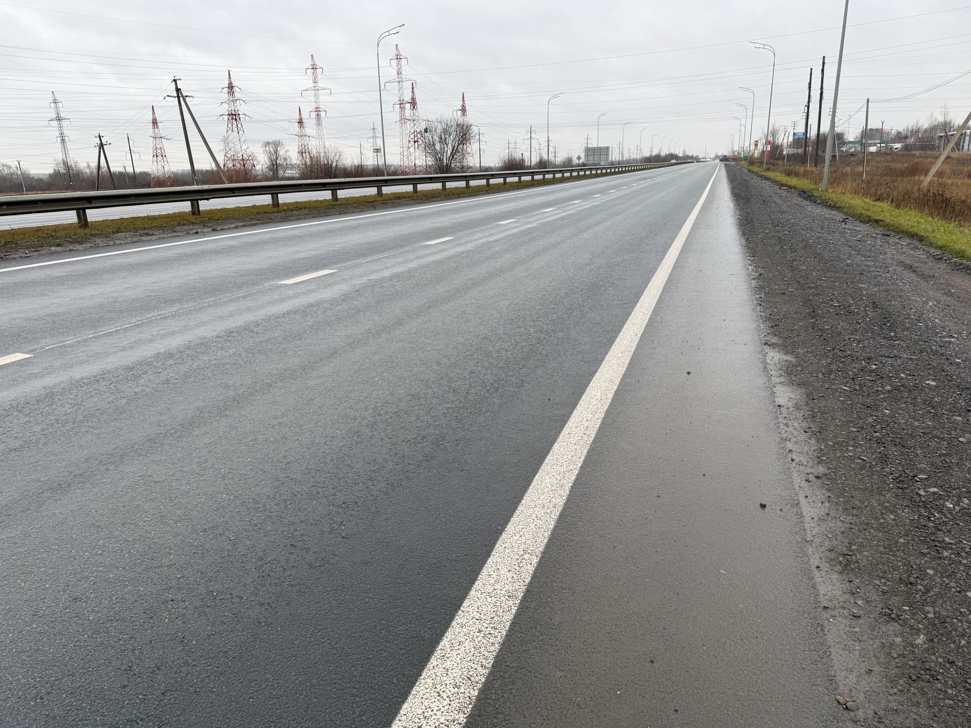 Ремонт 13,6 км трассы М-7 завершился в Челнах