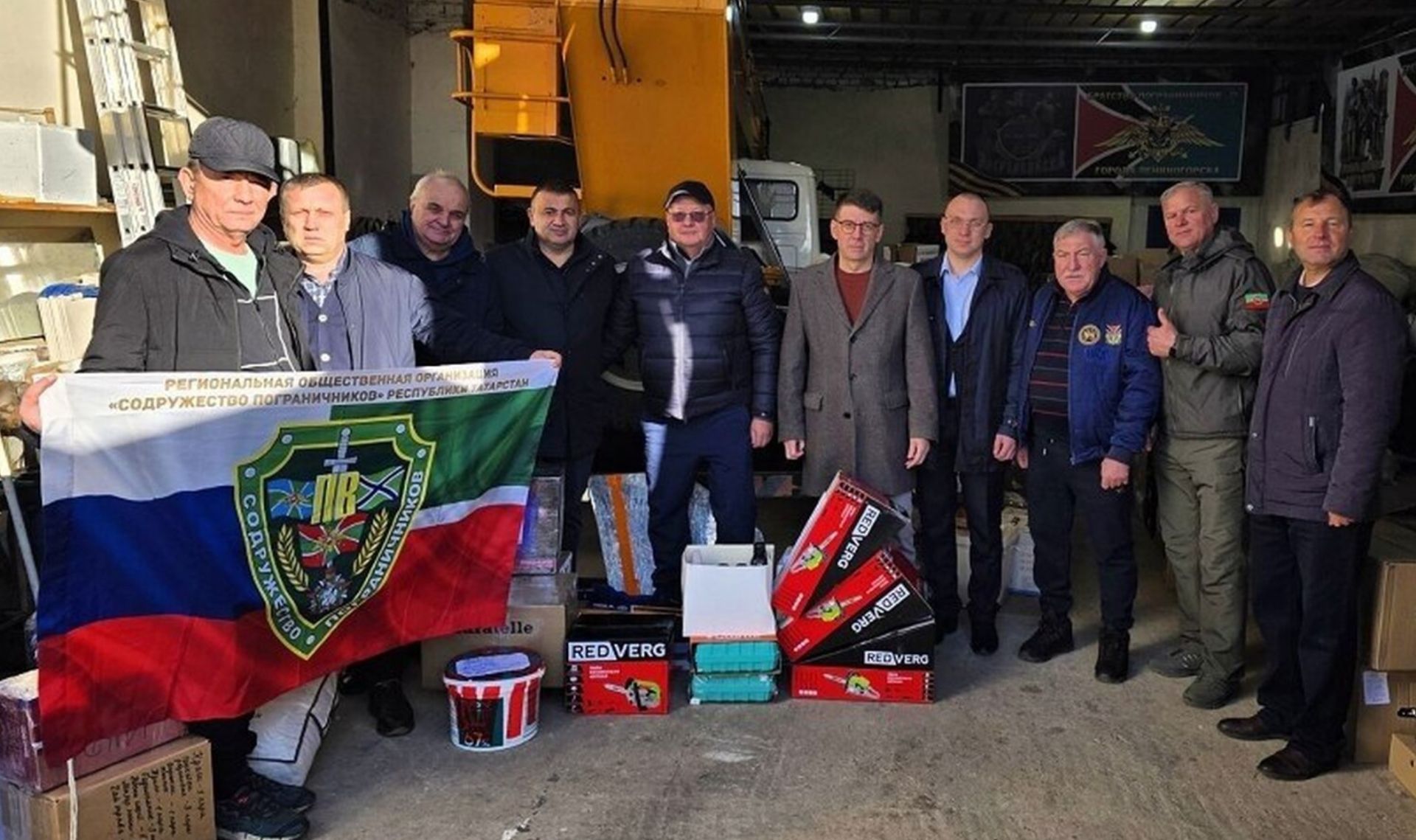 Очередной гуманитарный груз из Татарстана доставлен бойцам в зону СВО