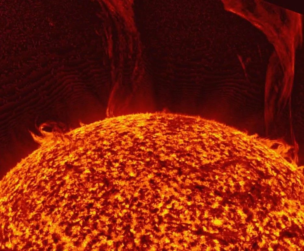 Солнце выбросило «царь-протуберанец» в 80 раз больше Земли