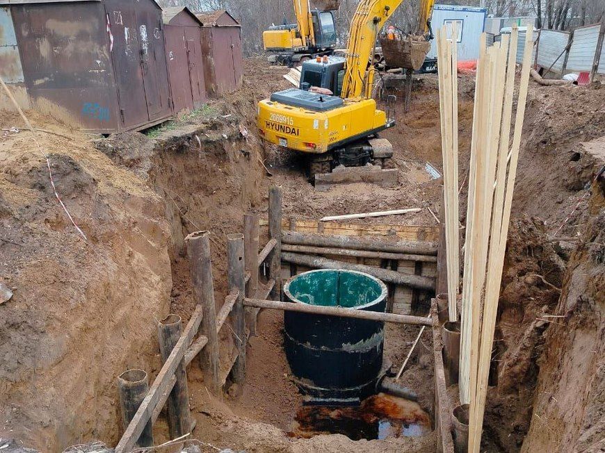 В Казани завершается ремонт аварийного коллектора на ул.Латышских Стрелков