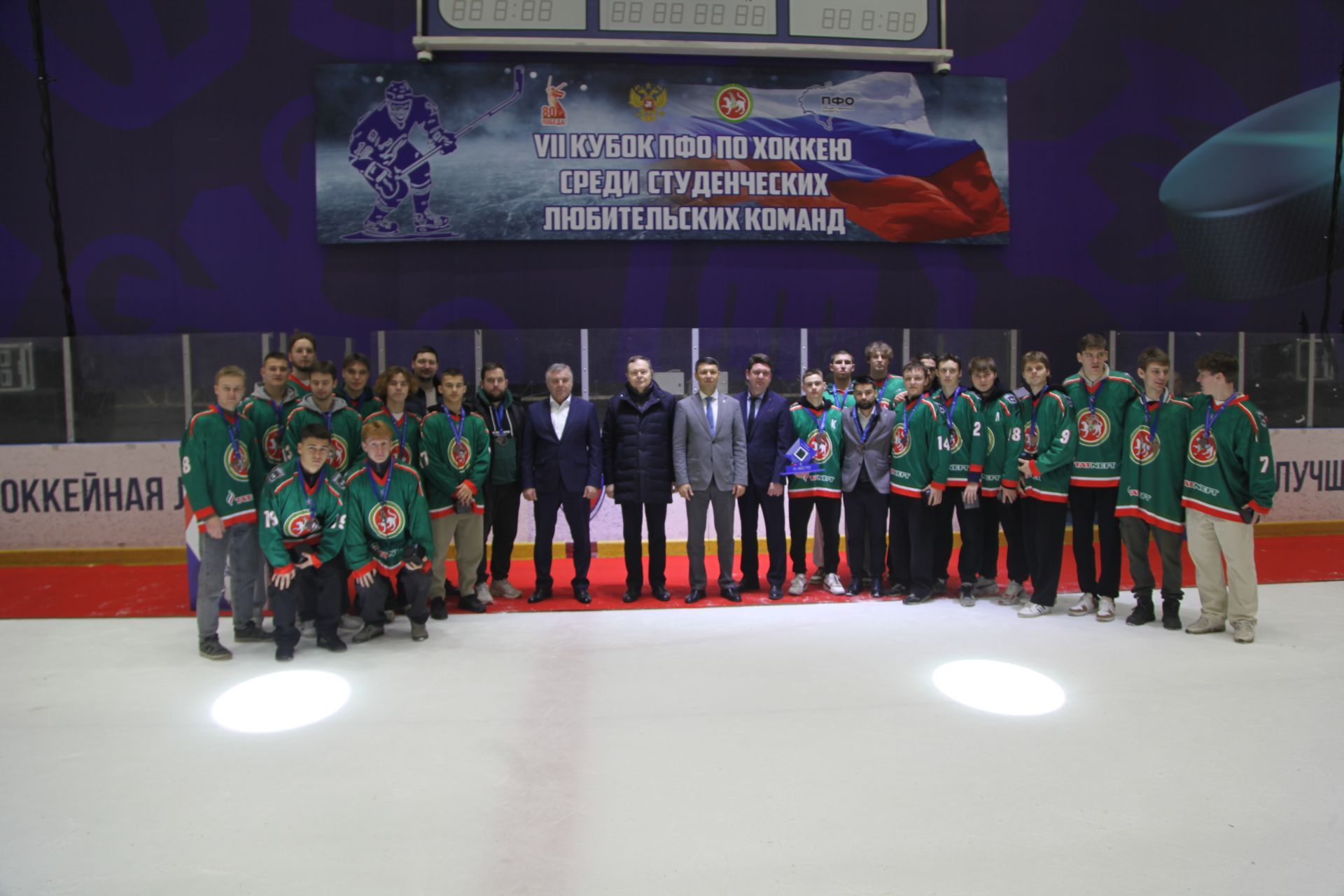 Татарстанцы заняли 3-е место на Кубке ПФО по хоккею среди студенческих команд