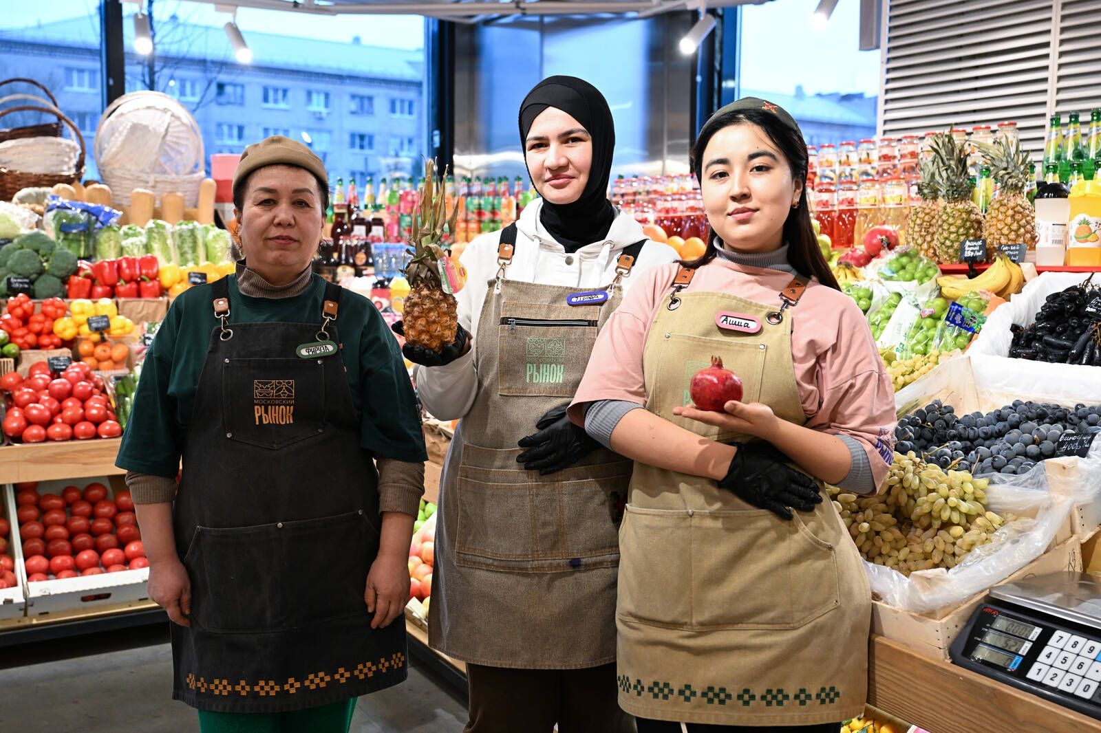 Минниханов посетил обновленный Московский рынок в Казани - видео