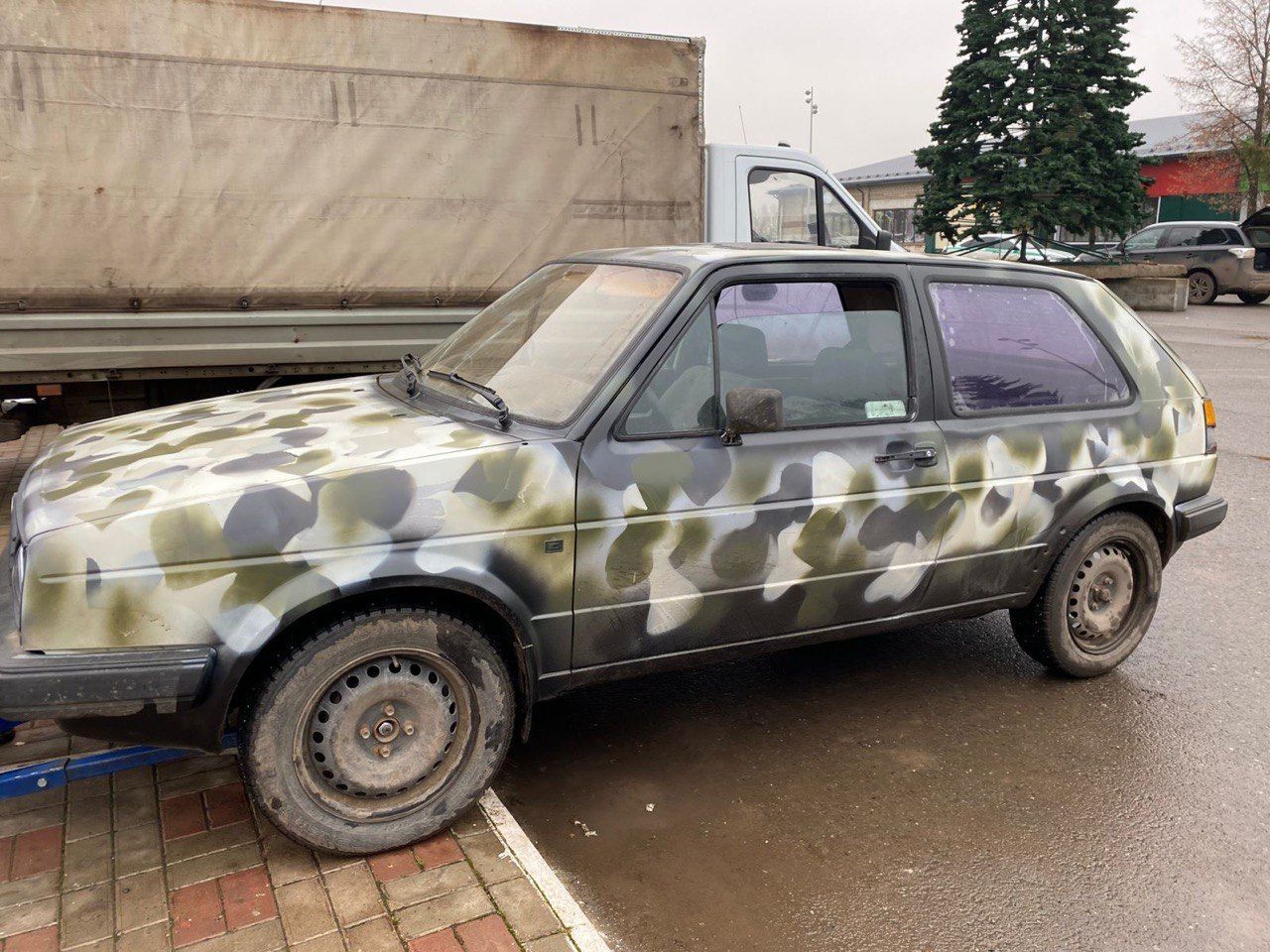 Колонна из семи машин с гумпомощью отправилась из Новошешминска в зону СВО