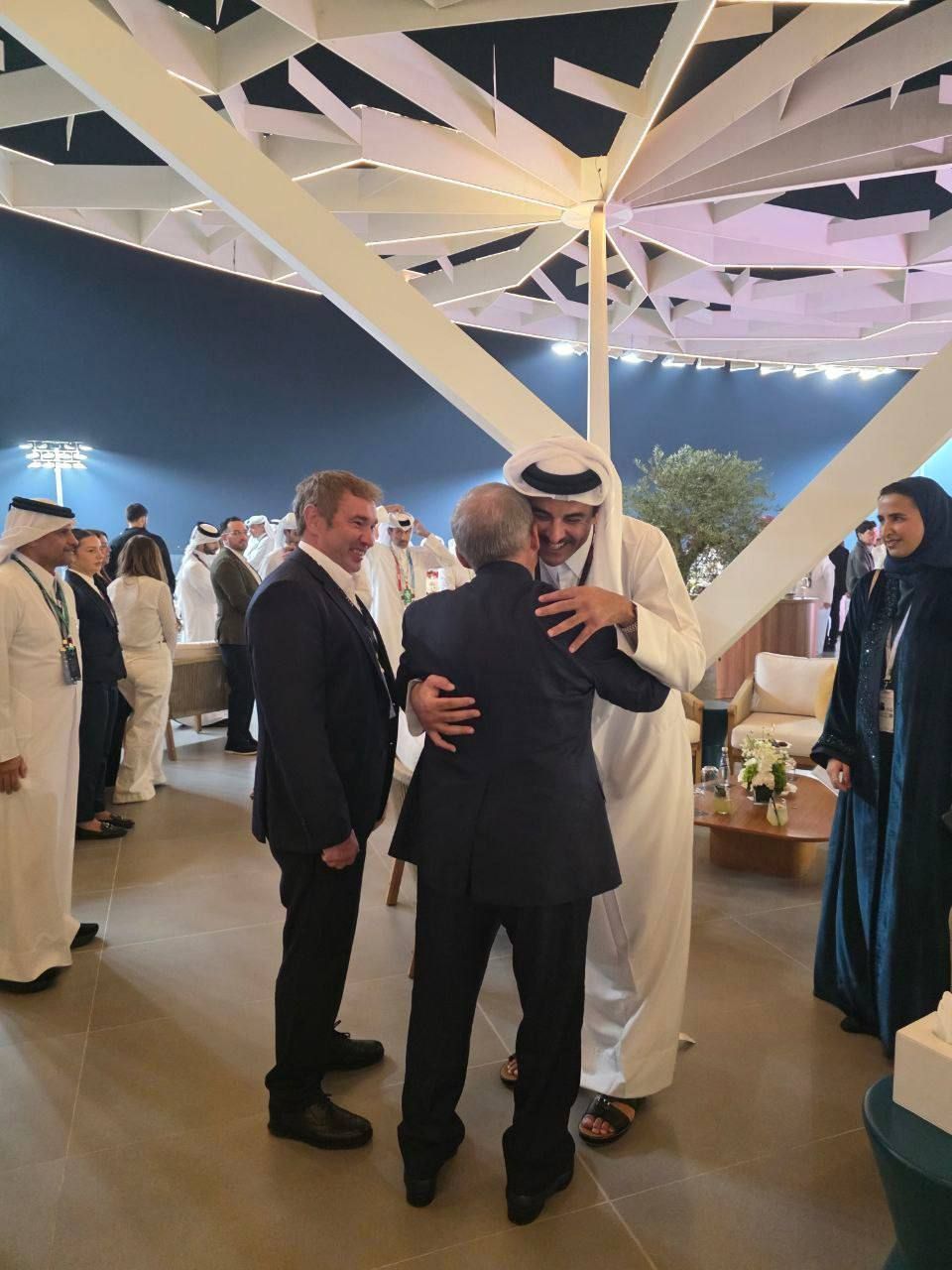 Раис Татарстана встретился с Эмиром Катара в Дохе