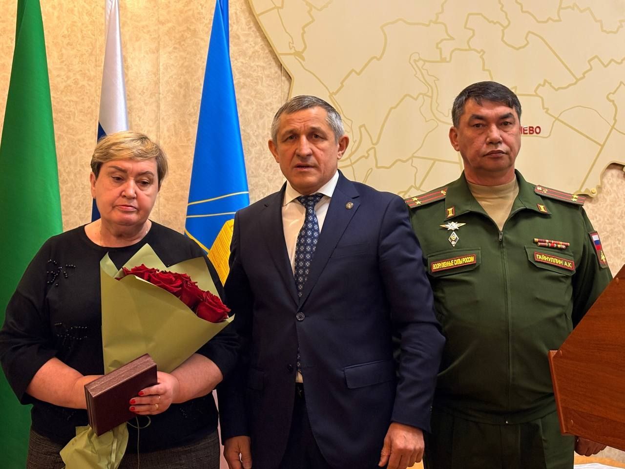 Родным погибших героев СВО из Лаишевского района вручили госнаграды