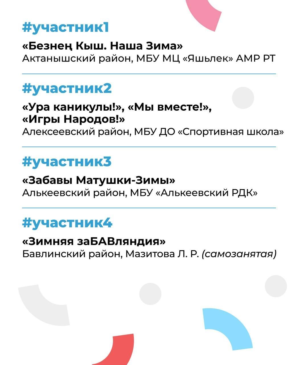 Завершается народное голосование зимнего сезона фестиваля «Күрше»