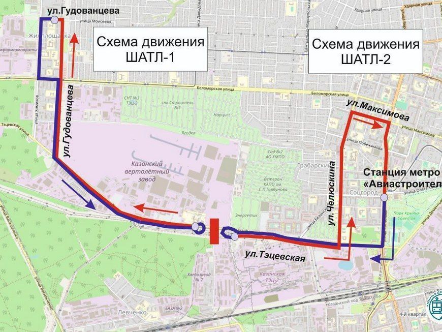 В Казани изменится маршрут автобусов №29 и 62 из-за перекрытия участка улицы Тэцевская