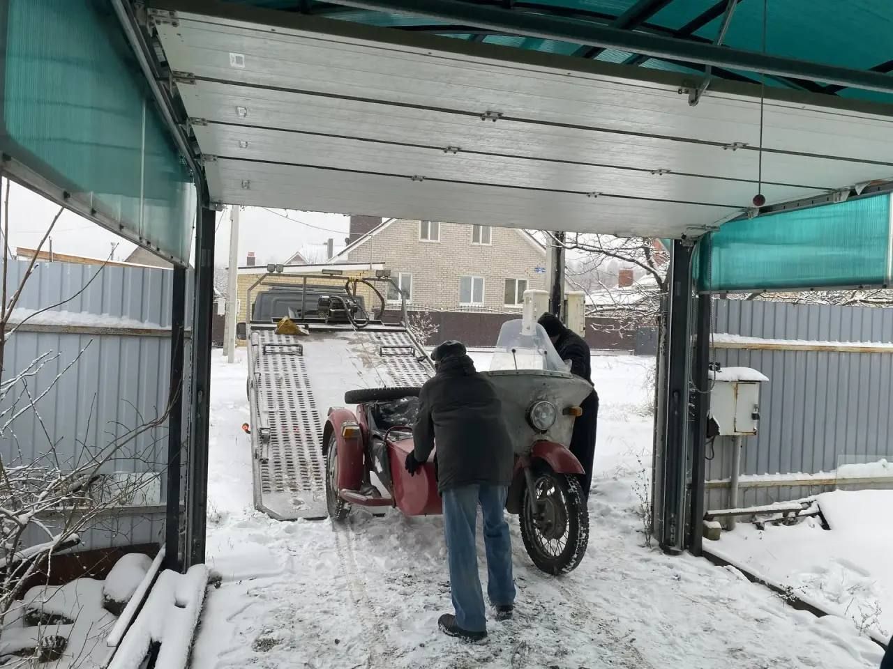 Семья из Менделеевского района передала мотоцикл для бойцов СВО