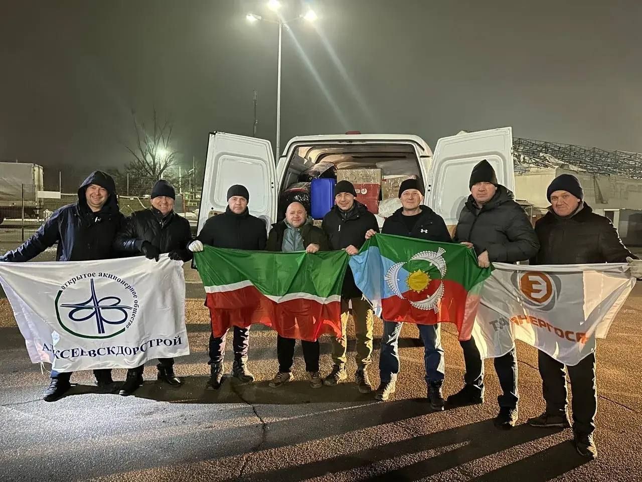 Гуманитарный конвой из Аксубаевского района доставил 10 тонн грузов бойцам СВО