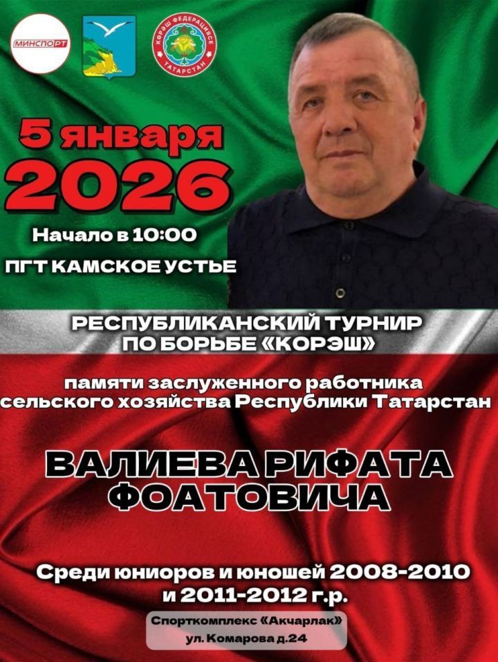 До 200 борцов приедут в Камское Устье на турнир по борьбе корэш