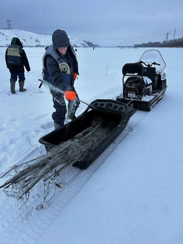 Из Камы в Нижнекамском районе изъято 150 незаконных орудий лова