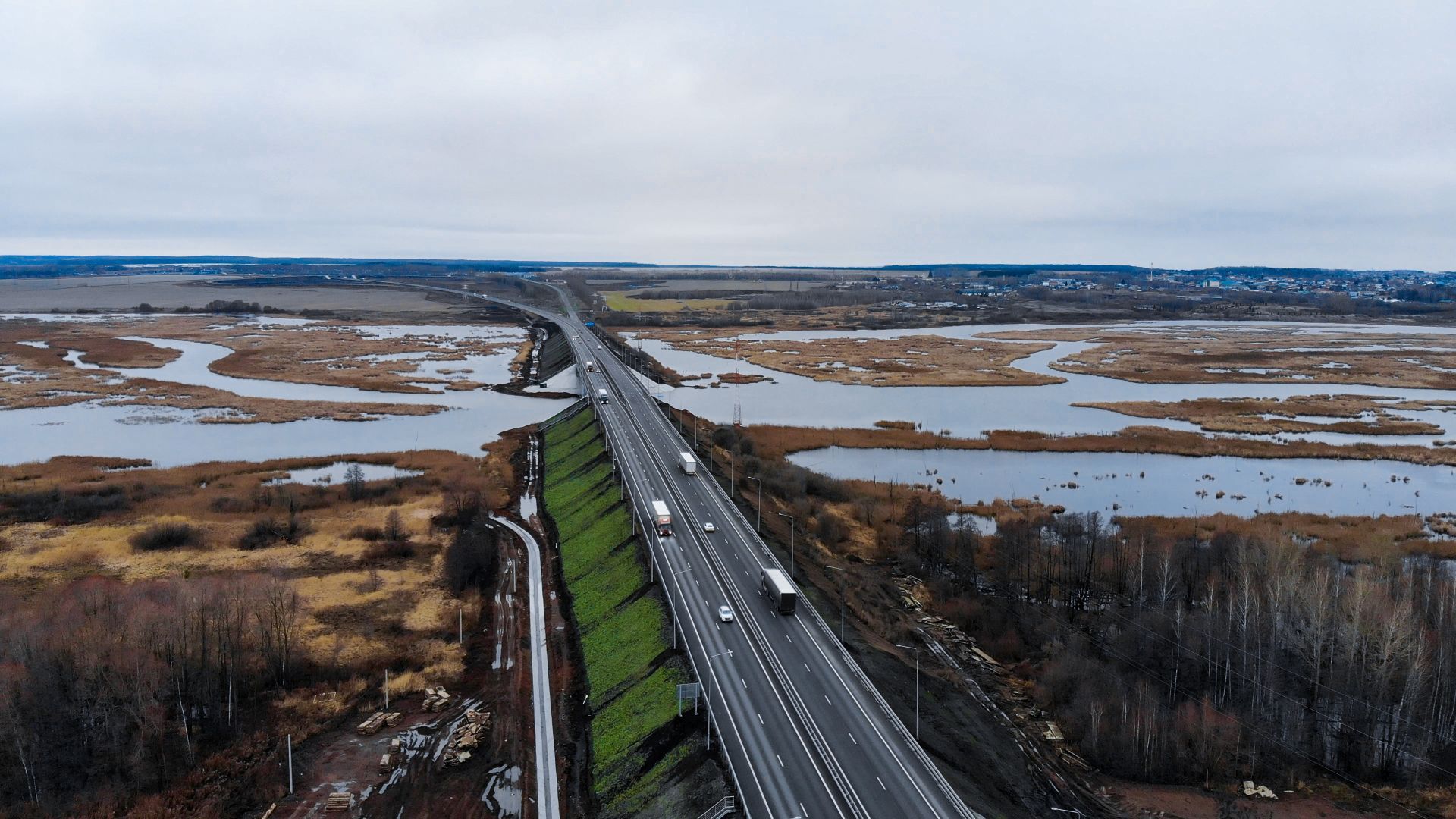 В Татарстане завершена масштабная реконструкция трассы М-7 «Волга» по нацпроекту