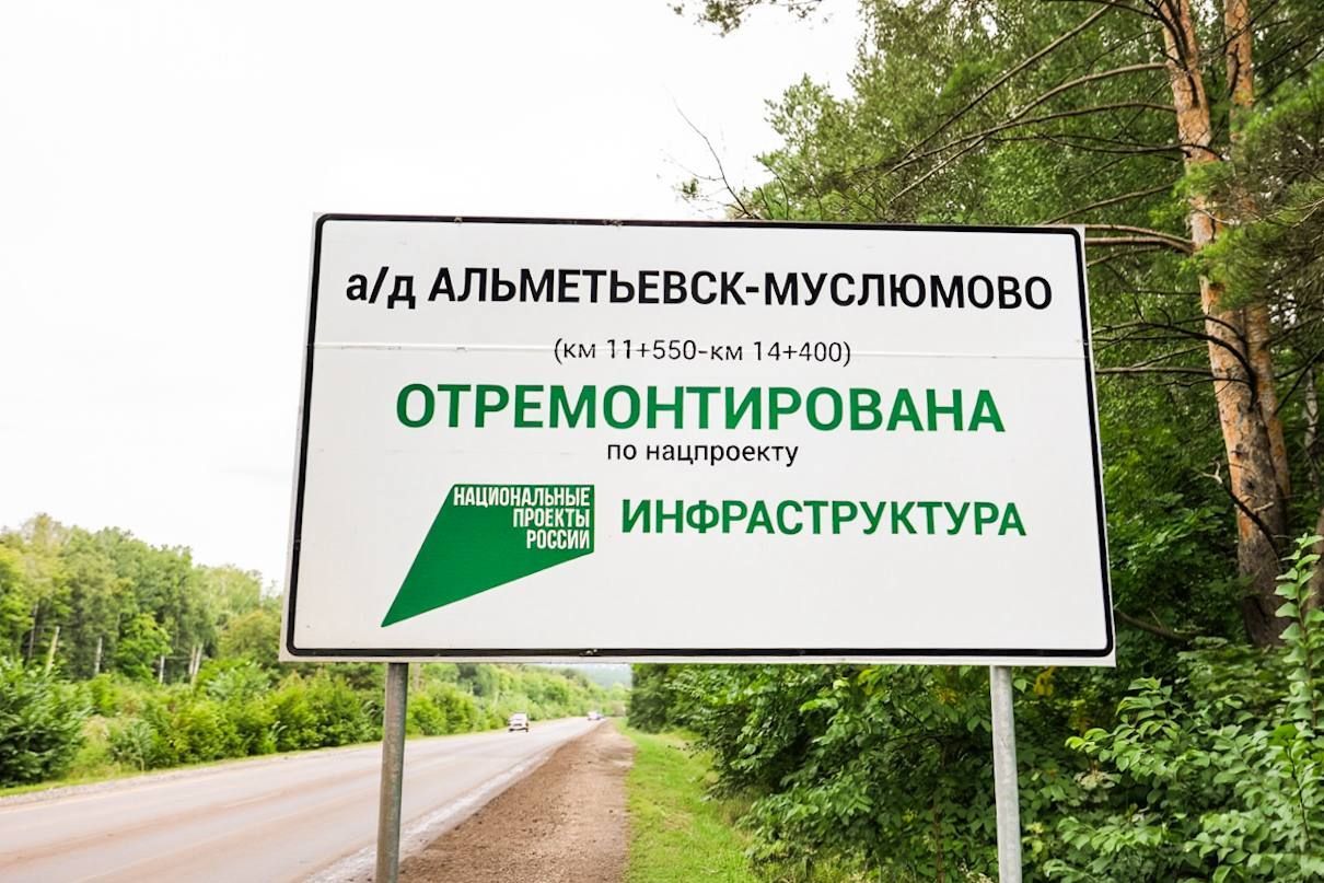 Альметьевск завершил все запланированные на 2025 год дорожные работы