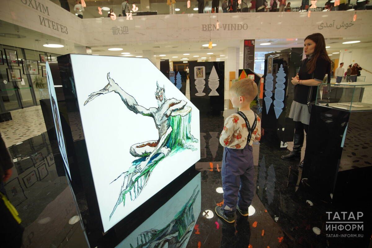 Двенадцать Шурале вышли из леса: в Нацбиблиотеке открылась выставка «Кытыклы-мытыклы»