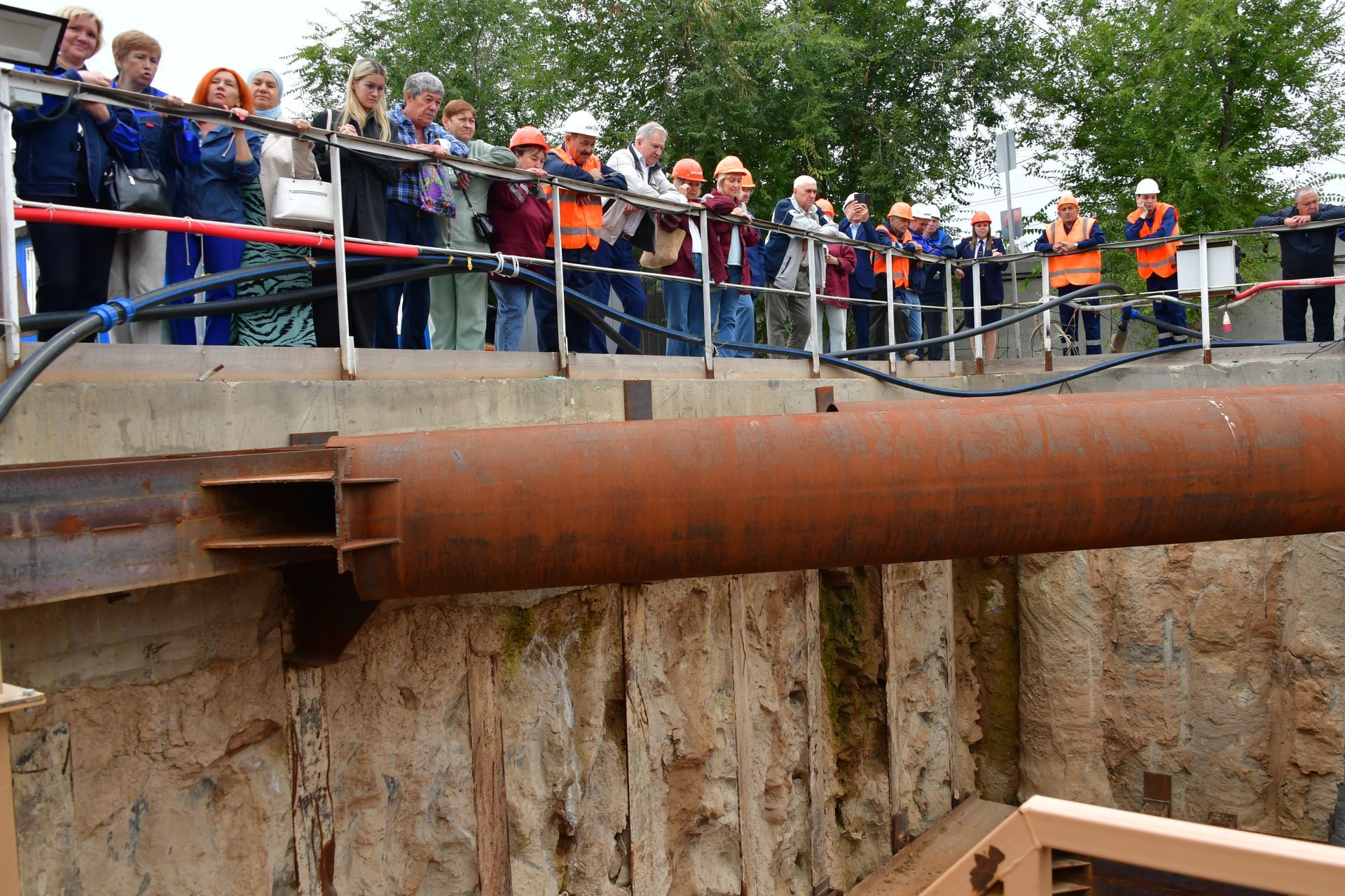 Минниханов посетил стройплощадку станции метро «100-летие ТАССР» в Казани