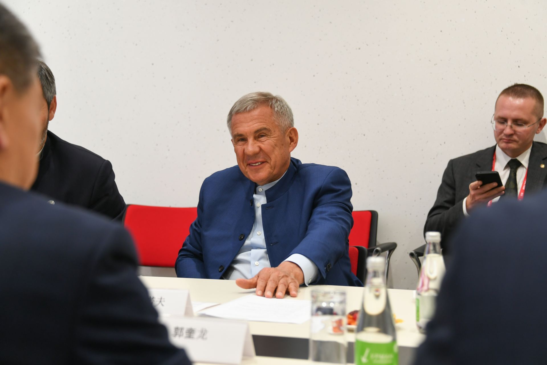 Минниханов встретился с генсеком Китайской торговой палаты по импорту и экспорту