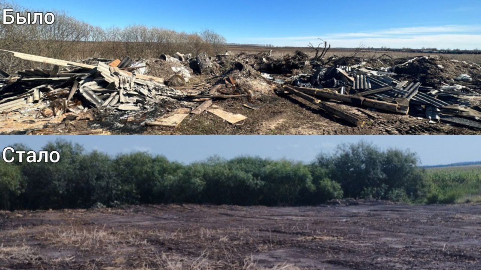 Крупную свалку ликвидировали в Арском районе Татарстана