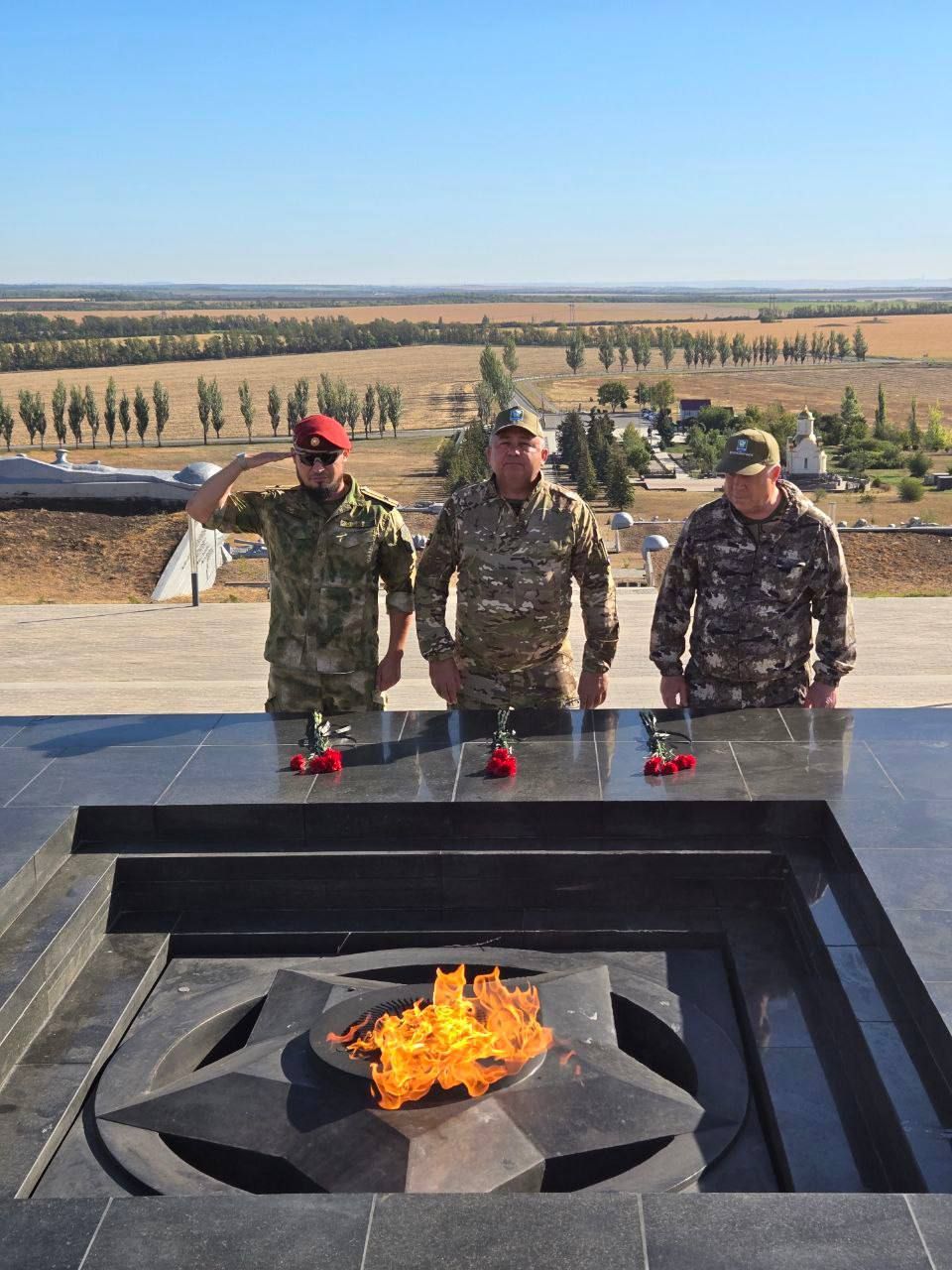 Делегация из Зеленодольска посетила «Саур-Могилу» по дороге в зону СВО