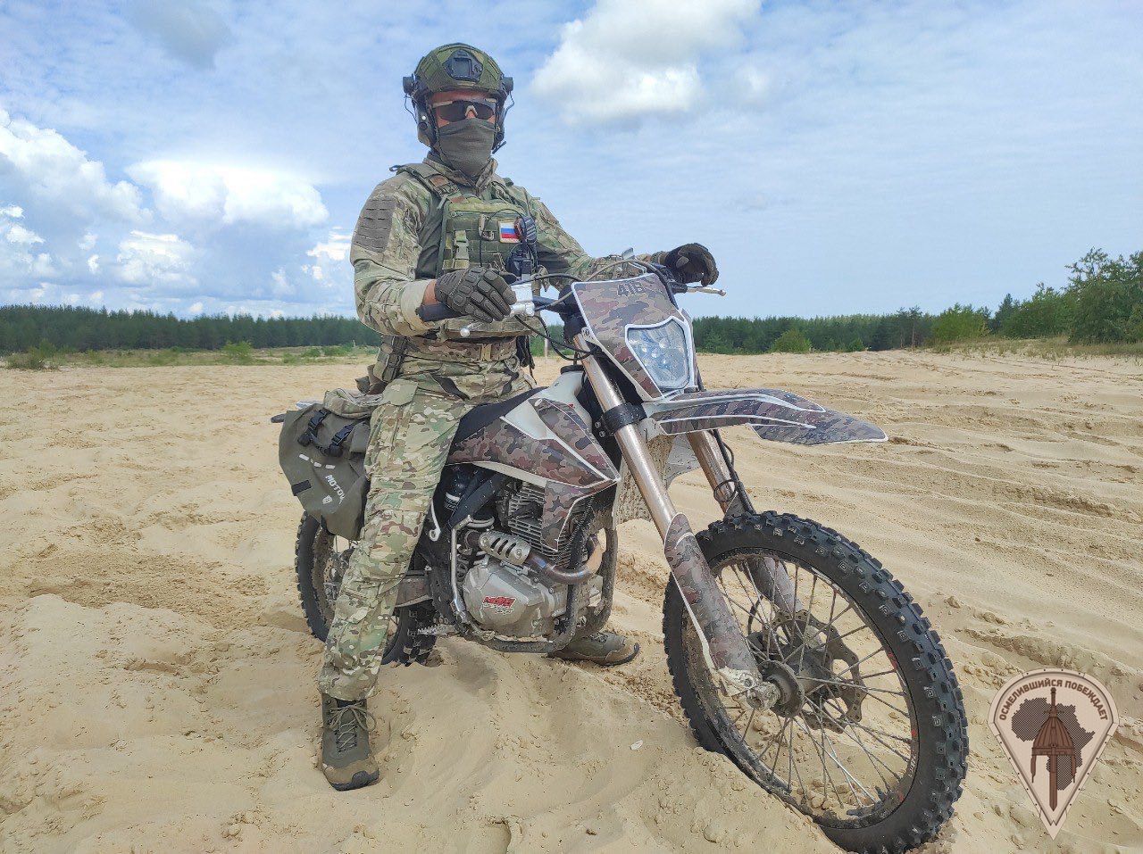«Адреналина получите сполна»: мотоинструктор Байкер – о службе в Африканском корпусе
