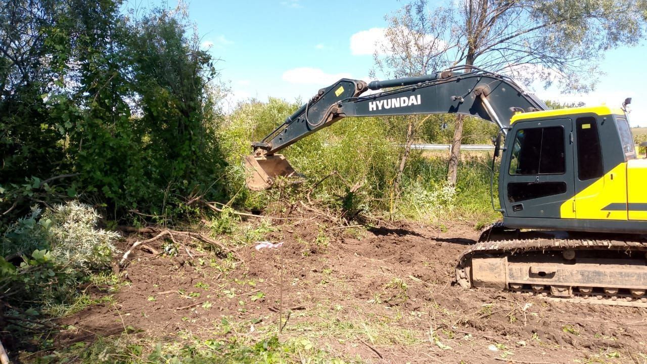 В Верхнеуслонском районе по нацпроекту стартовал ремонт дороги