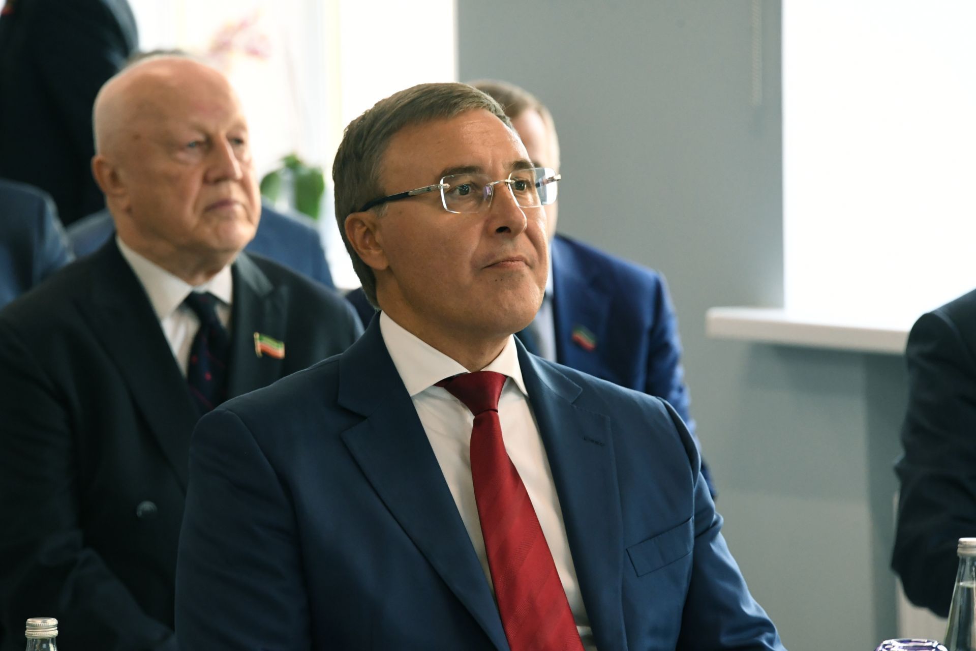 Минниханов и Фальков посетили новое здание Высшей школы бизнеса КФУ